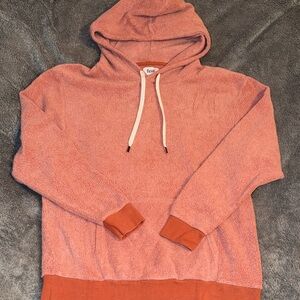 feat BlanketBlend hoodie peach large soft and cozy